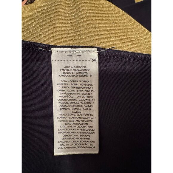 NWT Lauren Ralph Lauren Black Label 3/4 Tee - Picture 7 of 8